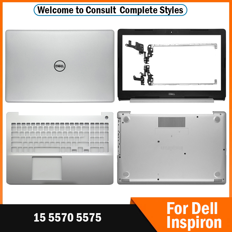 Dell Inspiron 15 5000 5570 5575 시리즈 노트북 LCD 뒷면 커버/전면 베젤/손목 받침대/경첩/하단 케이스 15.6 인치 0X4FTD